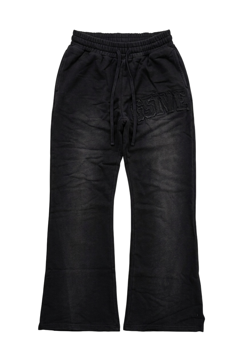 G5IVE BLACK WASHED SWEATPANTS