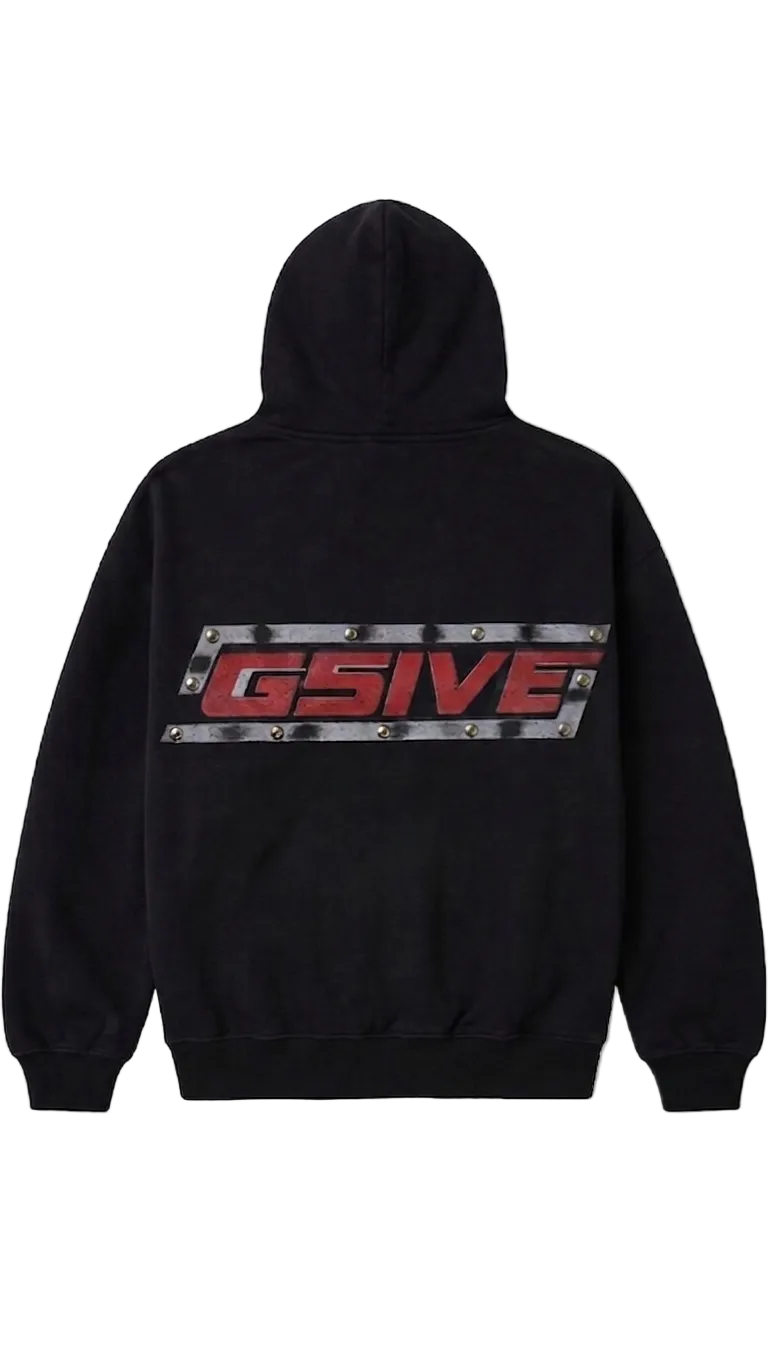 G5IVE RAW ZIP UP HOODIE