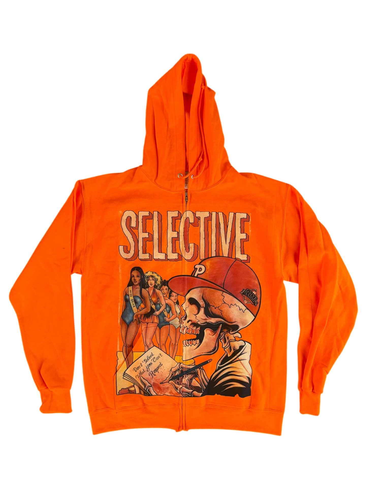 G5IVE ORANGE SELECTIVE ZIP UP